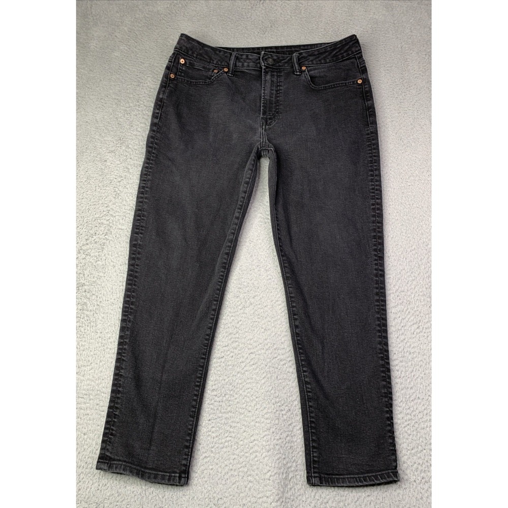 American Eagle Jeans Mens Size 34 Black Next Level Air Flex Straight Leg